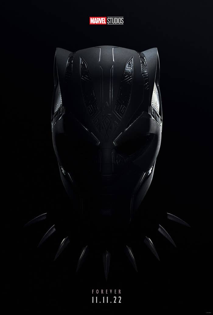 A promo image featuring the Black Panther mask