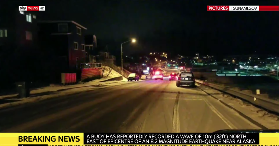 Sky News Alaska evacuation