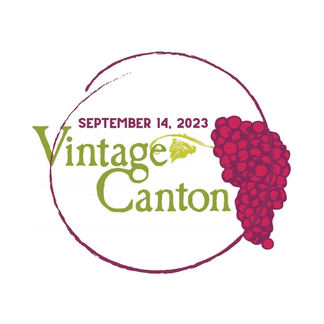 Vintage Canton will be from 4:30 to 9:30 p.m. on Thursday along Central Park North in downtown Canton. The event features music, art vendors, food, beer and wine. Tickets can be purchased online.
