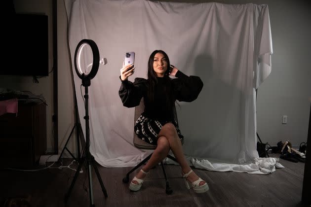 In addition to posting on TikTok, Petrova is a podcaster and also has her own clothing line.