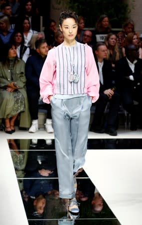 Armani Spring/Summer 2020 collection during fashion week in Milan