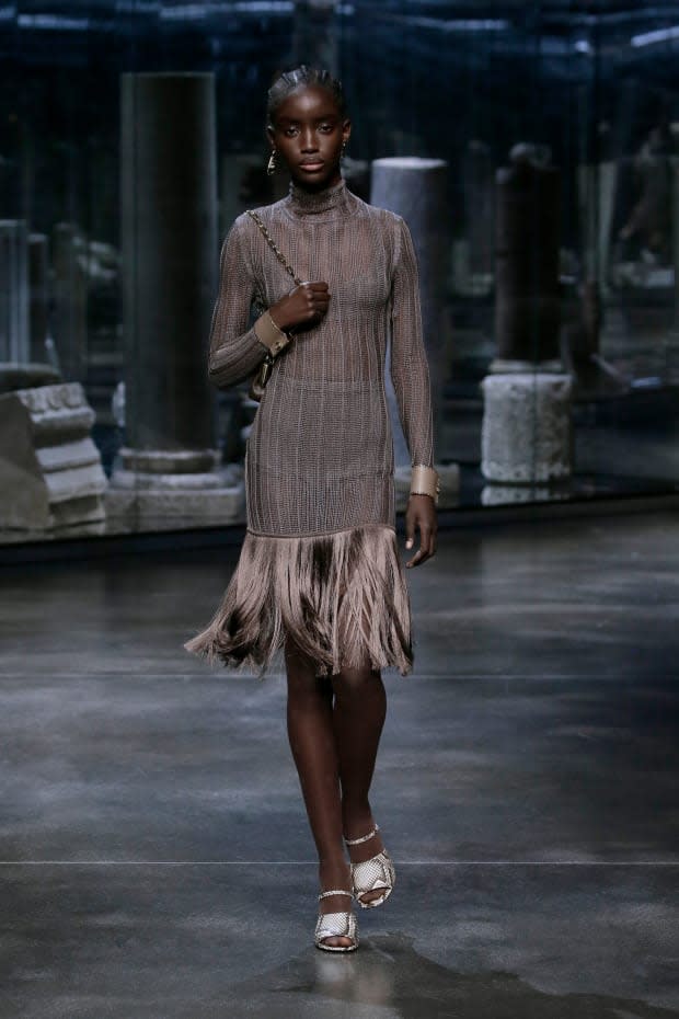 <p>A look from the Fendi Fall 2021 collection. </p>