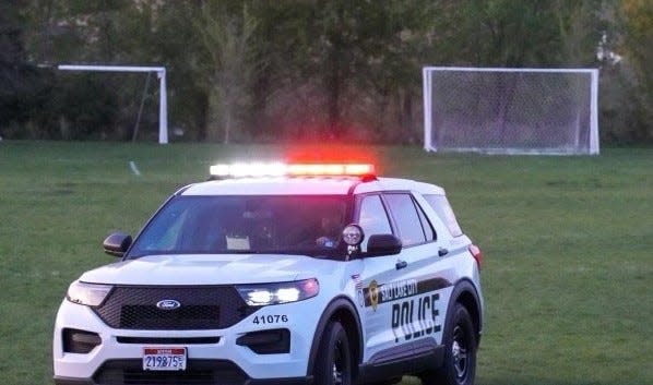 Salt Lake City police investigate a shooting that wounded two men when a shooter opened fire on a crowd during a soccer game at a park on May 1. Steven Matthew Macias, an El Paso-area man arrested in the shooting, is suspected in a homicide in El Paso County in January.
