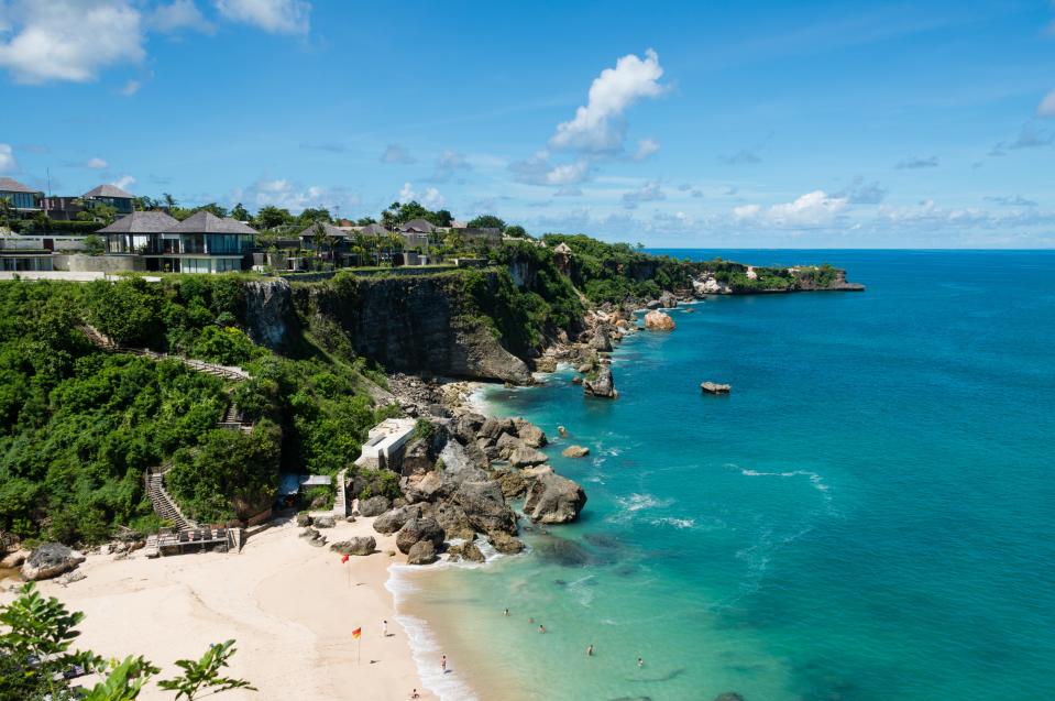 Badung Peninsula in Bali, Indonesia.