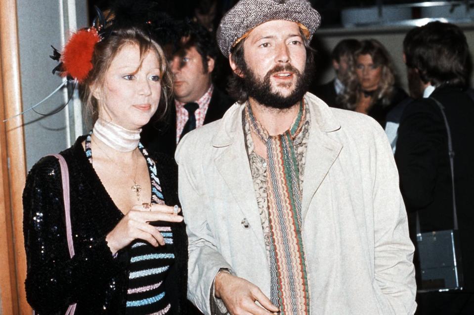 Pattie Boyd and Eric Clapton