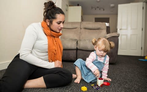 Michelle Fernandes, an Oxford researcher who developed tests to measure a baby's visual acuity, attention span and language development.