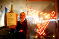 Oliver Kenny, the owner of Apollo Pizzeria, poses at his restaurant in London, Britain, January 22, 2019. REUTERS/Henry Nicholls