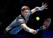 Tennis - ATP Finals - The O2, London, Britain - November 17, 2018 South Africa's Kevin Anderson in action during his semi final match against Serbia's Novak Djokovic Action Images via Reuters/Tony O'Brien