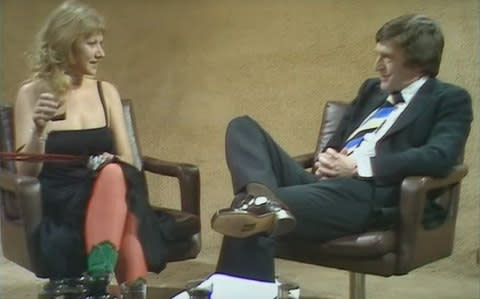 'I made a mistake': Michael Parkinson interviewing Helen Mirren in 1975 - Credit: BBC