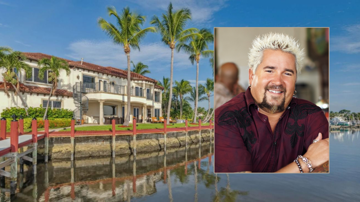 Celebrity chef Guy Fieri puts Lake Worth Beach home up for sale for $8.5 million.