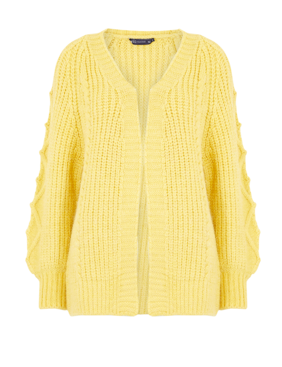 Yellow cardigan -  