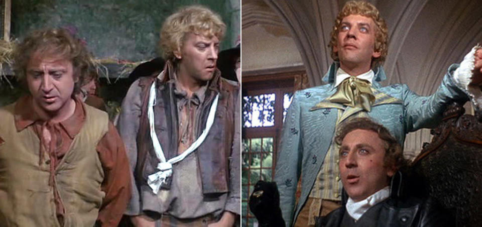 Gene Wilder and Donald Sutherland in 'Start the Revolution Without Me’