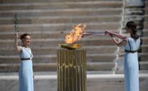 Olympics - Olympic Flame Handover Ceremony