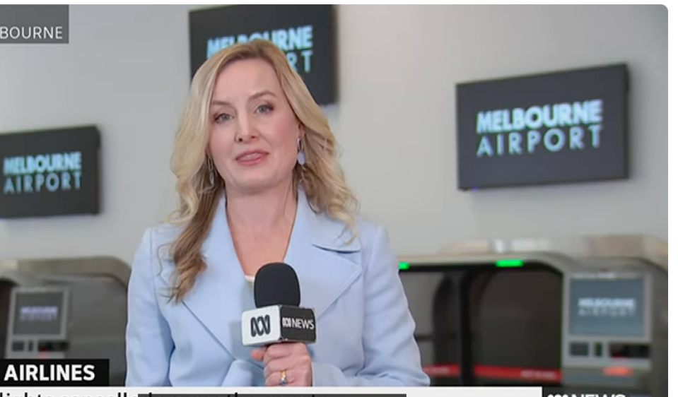 Screens that previously showed Bonza signage were flipped to display Melbourne Airport instead.