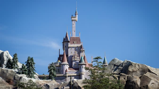 Beast's castle from Beauty and the Beast at Walt Disney World