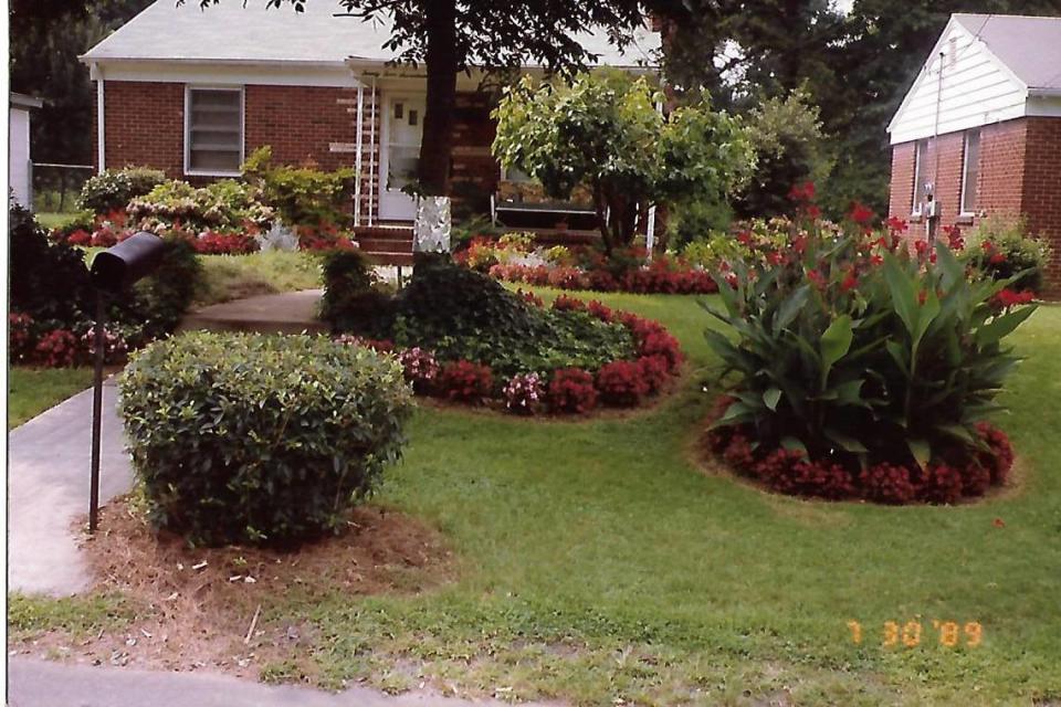 Iris Wallace’s father, Sephus Neal, kept their yard at 2417 Jefferson Davis Street pruned and flowered.