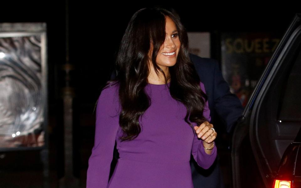 The Duchess attended the One Young World Summit Opening Ceremony at the Royal Albert Hall - REUTERS