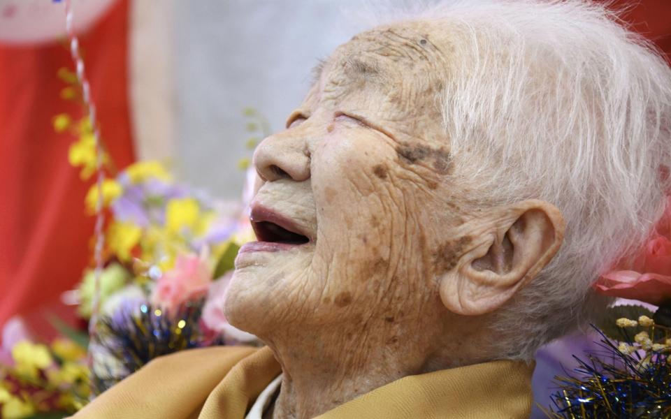 Kane Tanaka is now officially the third oldest person of all time - Newscom/Alamy Live News 