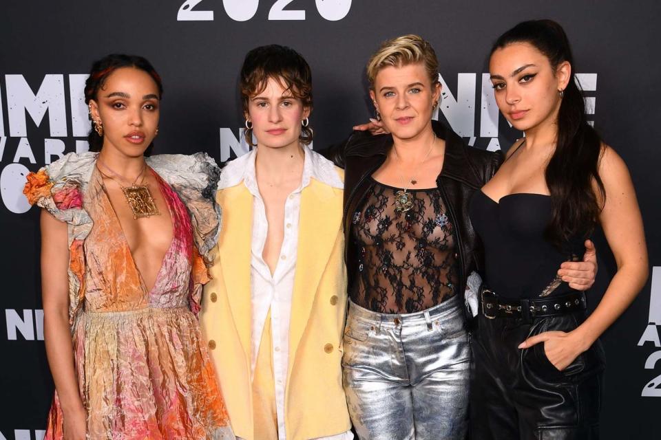 FKA twigs, Christine and the Queens, Robyn and Charli XCX at the NME Awards 2020: Dave J Hogan/Getty Images