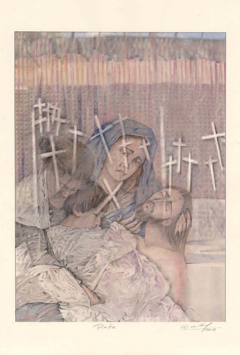 Elizabeth Calil Zarur, "Pieta," 2019