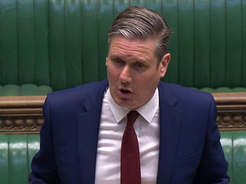 The Labour leader, Keir Starmer, was quick to differentiate his leadership from that of his predecessor: House of Commons/PA