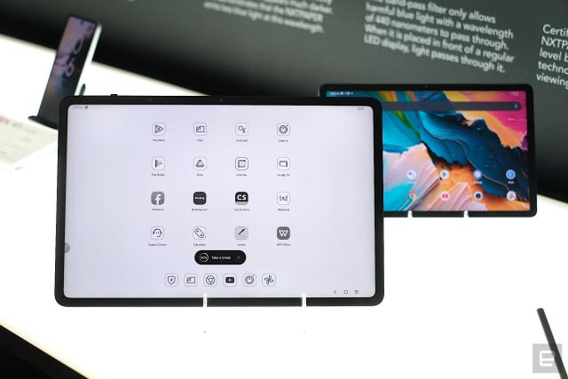 TCL's 'pro' 14-inch tablet switches between standard and e-reader modes at  CES 2024