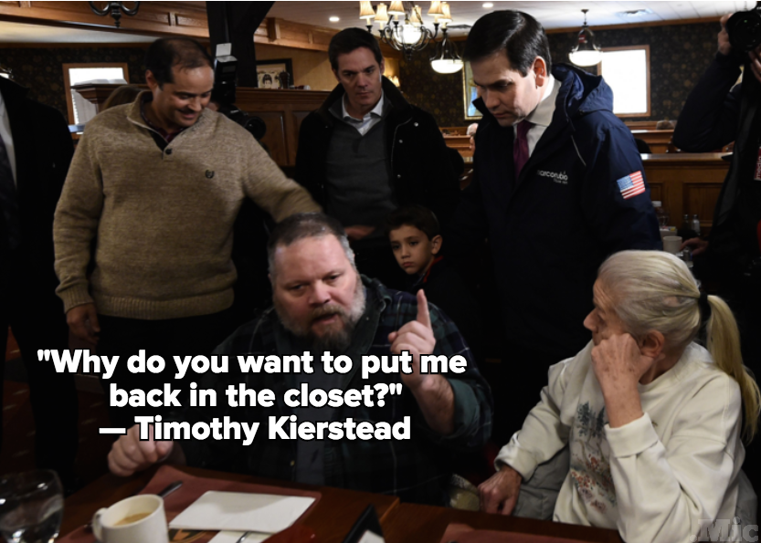 This Is What Happened When a Gay Voter Confronted Marco Rubio in New Hampshire