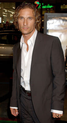 Matthew McConaughey at the Hollywood premiere of Warner Bros. Pictures' We Are Marshall