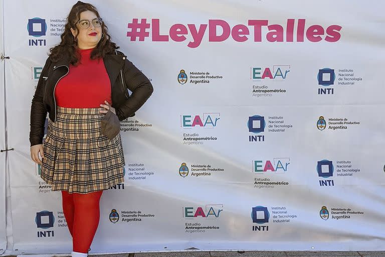 Brenda Mato estuvo entre las referentes que más trabajó por la aprobación de la Ley de Talles