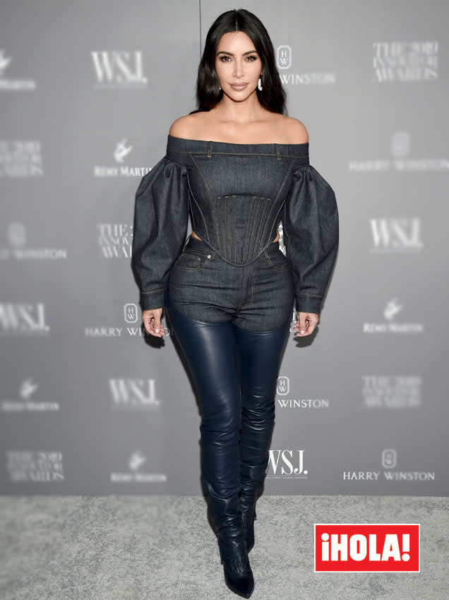 Tímidas, abstenerse! Kim Kardashian propone forma de vaqueros