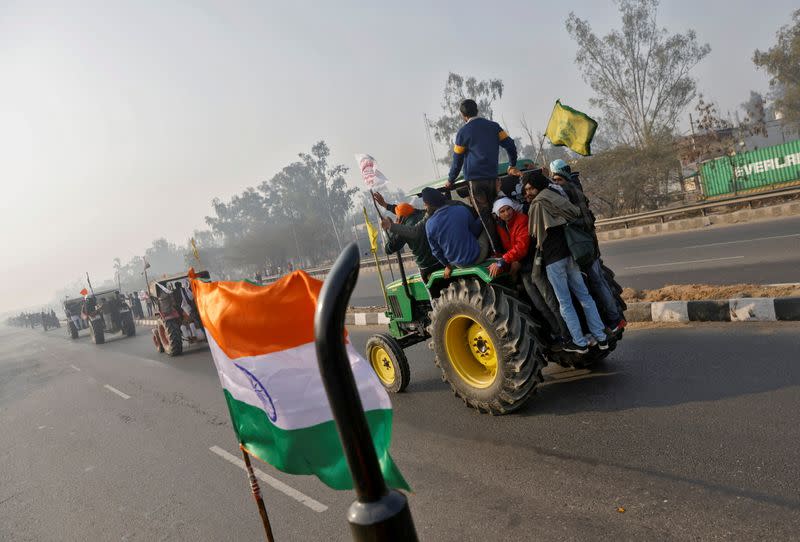 Tractor rally to protest against farm laws in Delhi