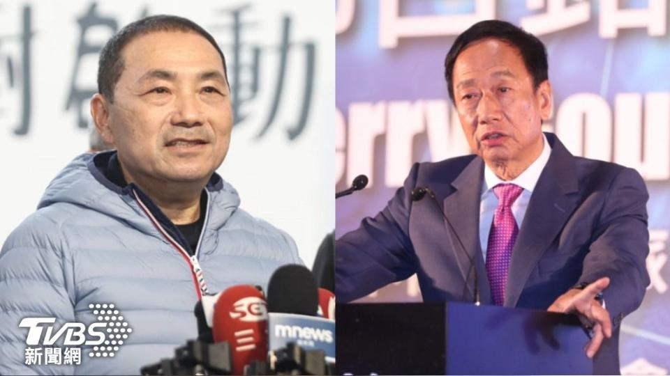 藍營2024總統徵召參選人，侯友宜、郭台銘最備受看好。（圖／TVBS）