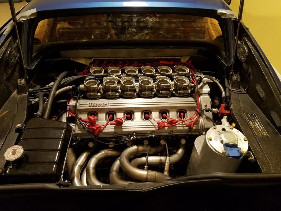 <p>Unfortunately, the V-12 engine from a Ferrari 400i does not bolt right into a 308. One ambitious owner learned that the hard way, but instead of giving up, they decided to put in an immense amount of metal fabrication work to get it to fit. The result <a href="https://www.roadandtrack.com/car-culture/classic-cars/a26030021/homemade-ferrari-308-v12-swap/" rel="nofollow noopener" target="_blank" data-ylk="slk:is one of the coolest Ferraris we've ever seen;elm:context_link;itc:0;sec:content-canvas" class="link ">is one of the coolest Ferraris we've ever seen</a>. </p>