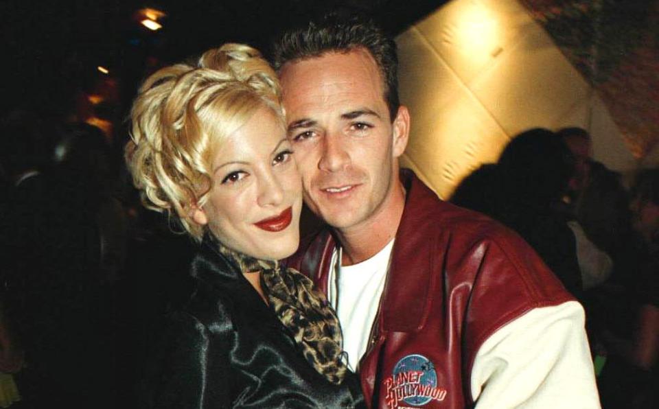 Shutterstock Tori Spelling and Luke Perry