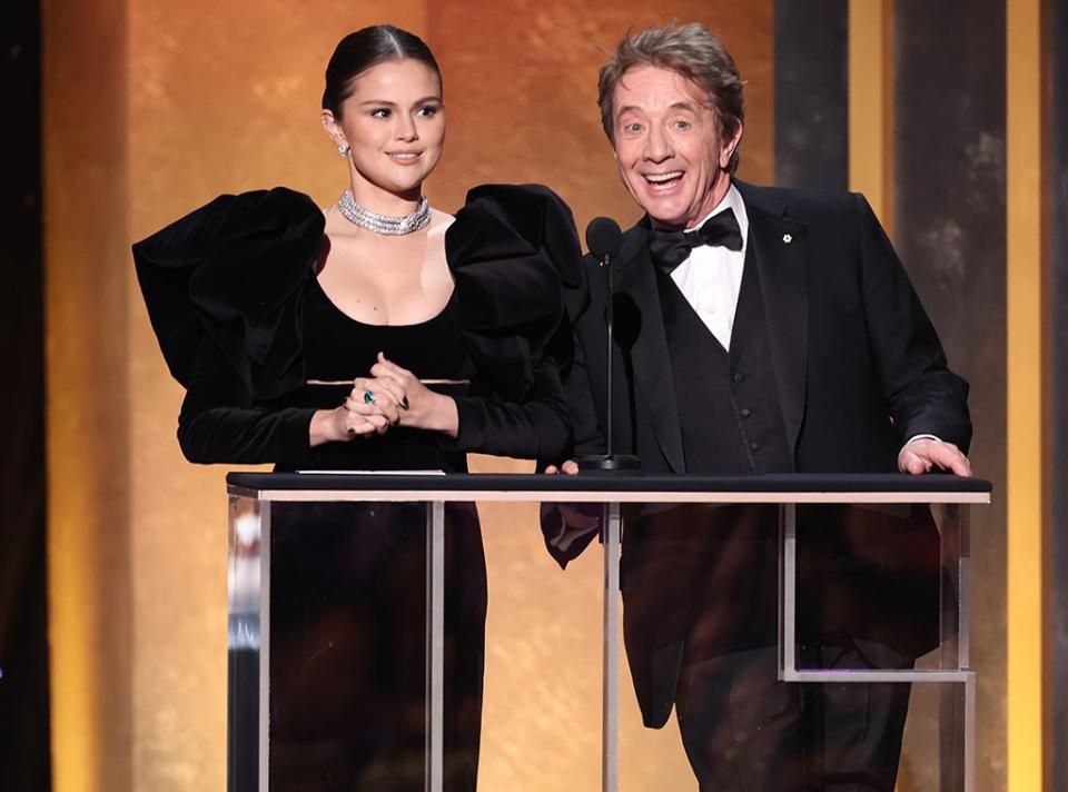 Selena Gomez and Martin Short, 28th Annual Screen Actors Guild Awards 2022