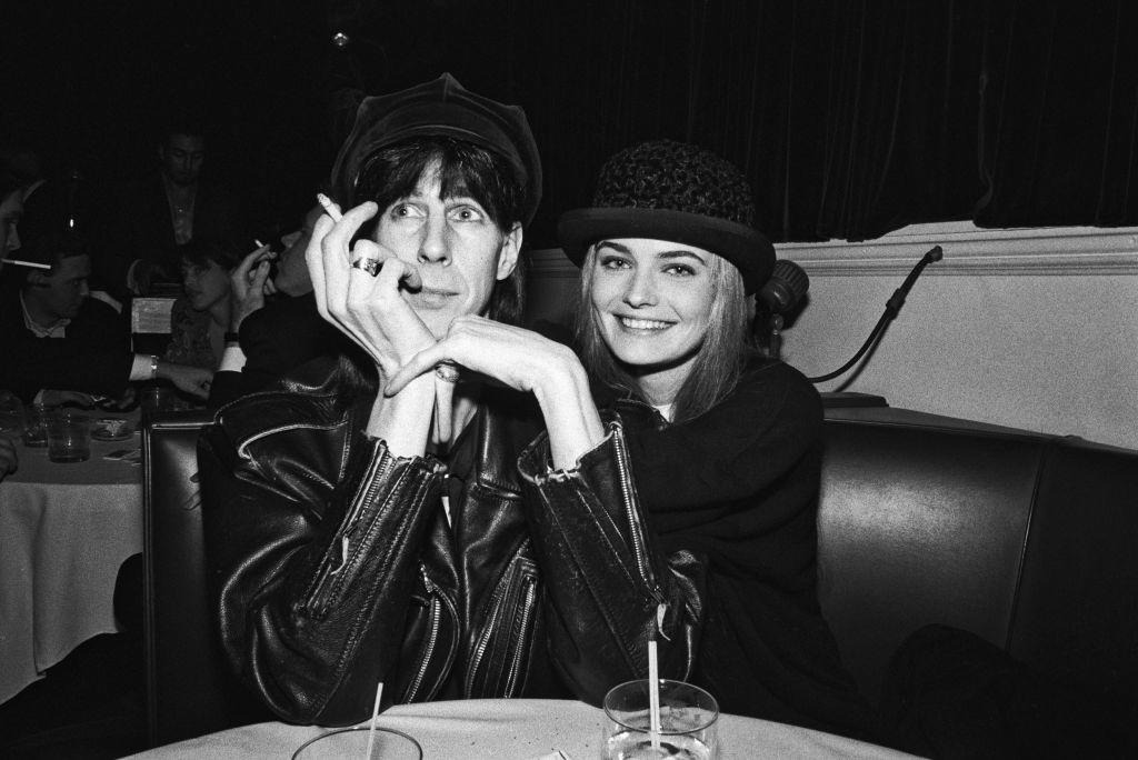 Ric Ocasek and Paulina Porizkova attend a party on April 3, 1990 in New York City. (Photo: Catherine McGann/Getty Images)