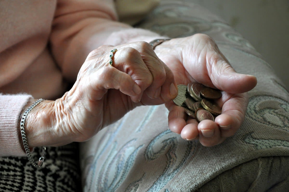 Almost a quarter of over-50s in London are living in poverty, a new report has found.  (PA Archive)
