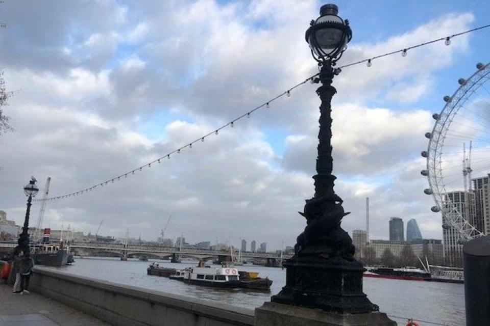 The “Sturgeon” lampposts were installed when the river wall was built 150 years ago (ES local feed)