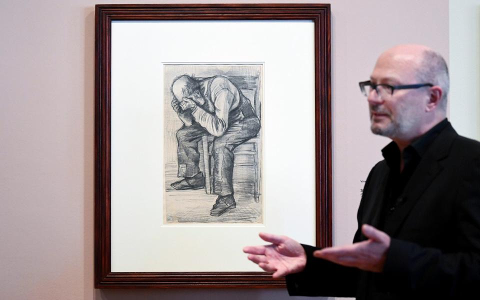 'Worn Out' - Dutch museum finds Van Gogh drawing of tired old man - PIROSCHKA VAN DE WOUW /REUTERS