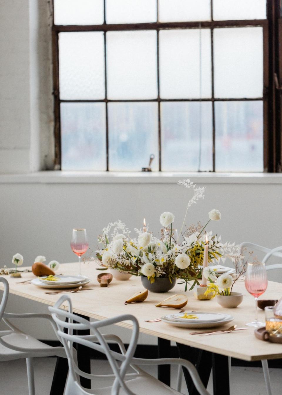 14) Create a Floral Tablescape