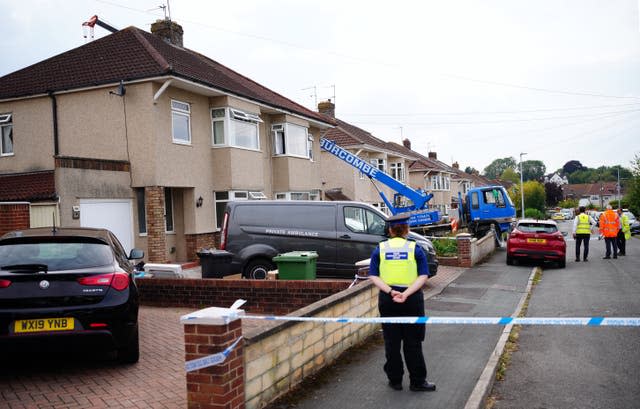 Police were called to the Mangotsfield area of Bristol on Monday (Ben Birchall/PA)