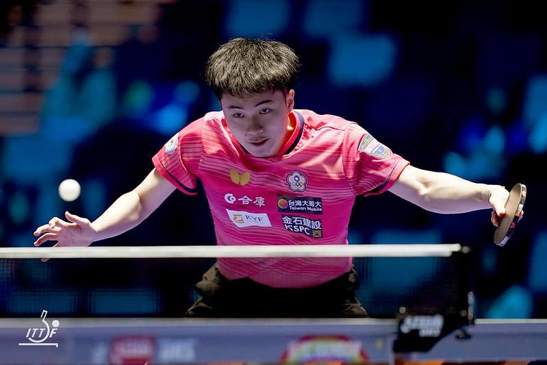 林昀儒。（取自ITTF World，4/15比賽照）