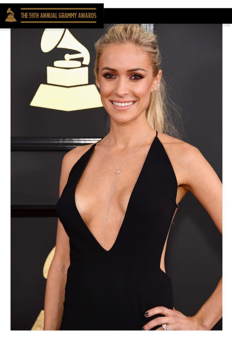 Kristin Cavallari thanked breastfeeding for making one breast “perkier” than the other. (Photo: Getty Images)