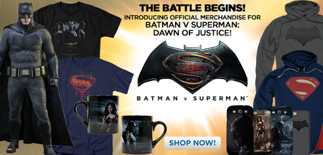 Even More Official Batman V. Superman Merchandise Revealed