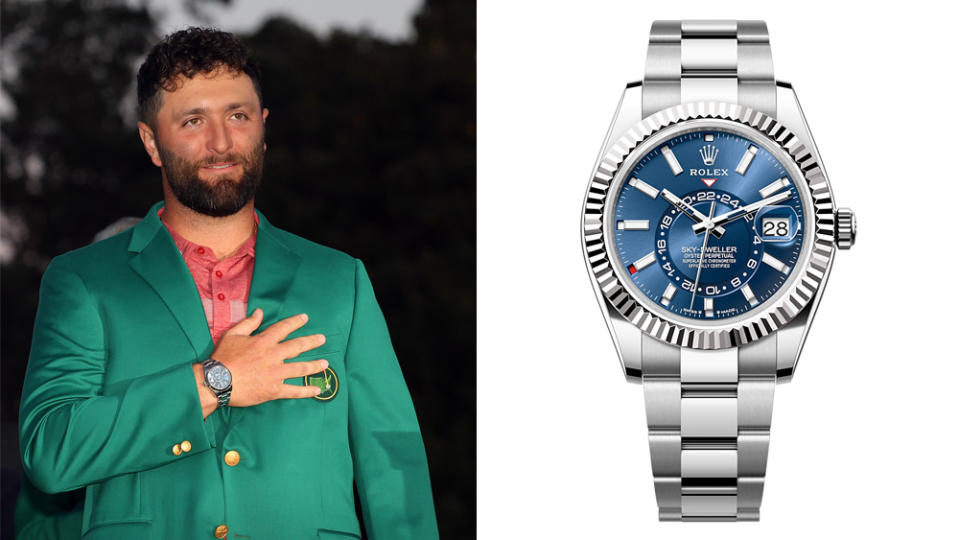 John Rahm and the Rolex Sky-Dweller