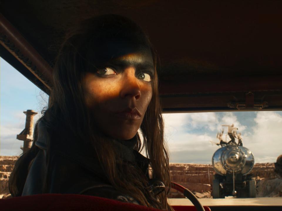 Anya Taylor-Joy driving the war rig