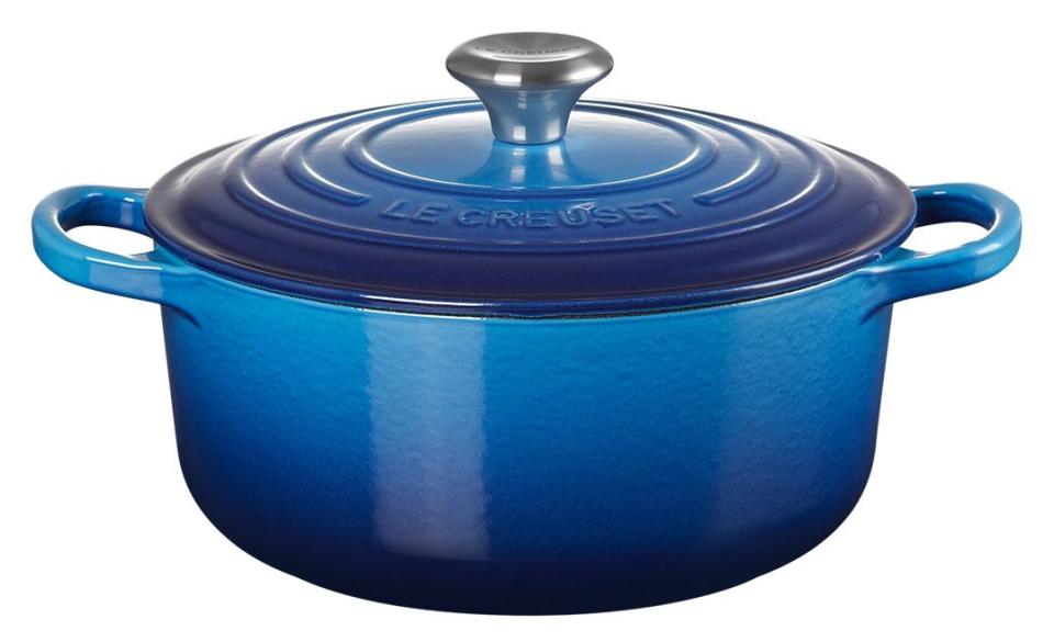 Le Creuset's iconic casserole in azure