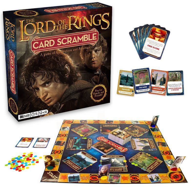 LOTR Card Scramble Board Game