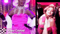 <p>Shea was also pretty in pink, but her <em>Like a Virgin</em>-era ensemble wasn’t as detail-oriented as Peppermint’s — so Peppermint was the blonde that I preferred. </p>