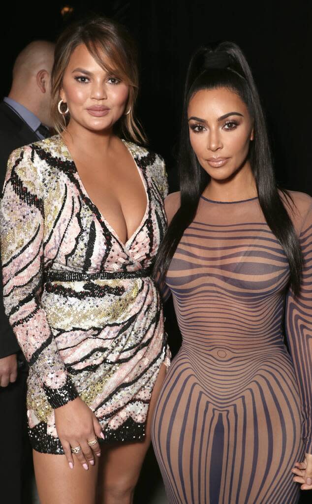 Chrissy Teigen, Kim Kardashian